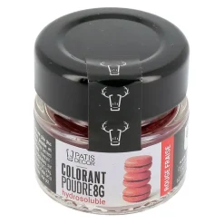 Colorant poudre hydrosoluble rouge fraise 8 g