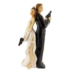 Couple de mariés Agents Secrets