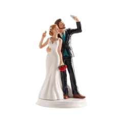 Couple mariés Selfie 20 cm