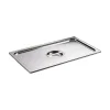 Couvercle inox avec poignée GN 1/6 - pour bac gastronorme sans anse