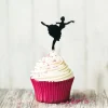 Cupcake Toppers Danseuse (x 8)