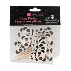 Cupcake Toppers Pandas (x 24)