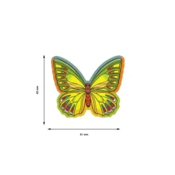 Décor azyme papillons assortis (x260)