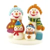 Décor comestible Famille de bonshommes de neige