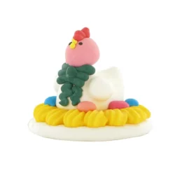 Décor comestible Poule dans son nid