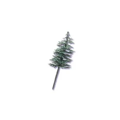 Décor sapin sur pique (x144)