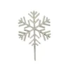 Décors à piquer "Flocons argentés" x 50 pièces