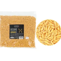 Décors comestibles bouteilles dorées 1 kg