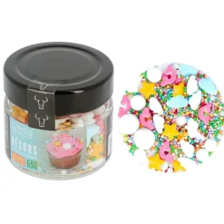 Décors comestibles mélange arc-en-ciel 65 g