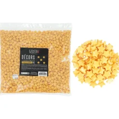 Décors comestibles étoiles dorées 1 kg