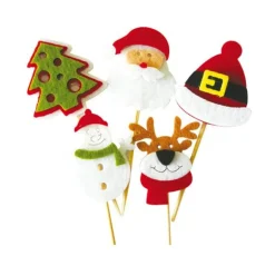 Décors de Noël en feutrine thème 1 (x50)