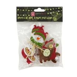 Décors de Noël en feutrine thème 2 (x10)