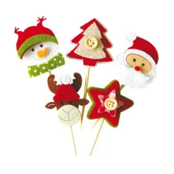 Décors de Noël en feutrine thème 2 (X50)