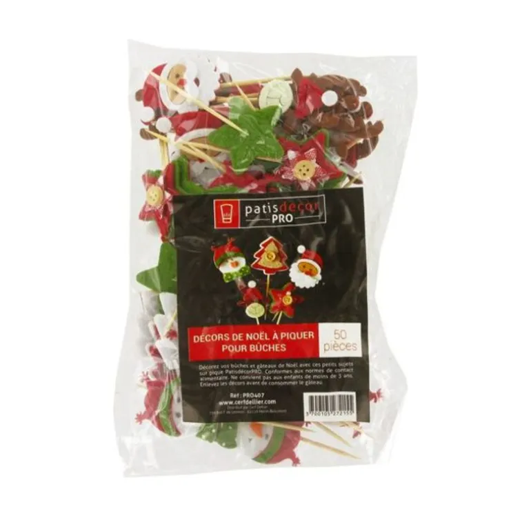 Décors de Noël en feutrine thème 2 (X50)
