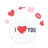 Décors en azyme assortis thème St Valentin « I Love You » - DDM 11/24