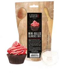 Décors mini billes blanches comestibles 350 g