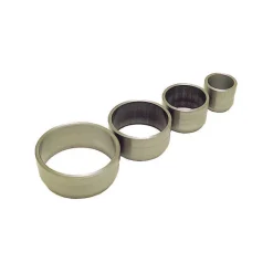 Découpoir à nougat rond extra-fort acier décolleté 4 cm