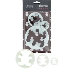 Découpoirs oursons Patisdécor (x 3)
