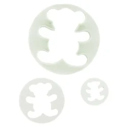 Découpoirs oursons Patisdécor (x 3)