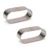 Découpoirs pain d'épices inox 10,5 cm (x2)