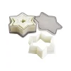 Découpoirs étoiles lisses plastique assortis (x 7)