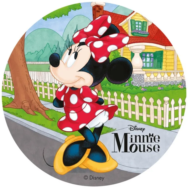 Disque gâteau azyme Minnie Mouse 20 cm - DDM 07/24