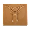 Embouts de bûches chocolat caramel origami cerf (x20)