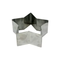 Emporte-pièce étoile inox 10 cm