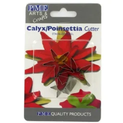 Emporte-pièces inox poinsettia PME (x 3)