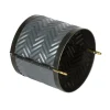 Exopan pâté en croûte rond à chevrons hauteur 9 cm diamètre 12 cm