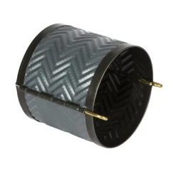 Exopan pâté en croûte rond à chevrons hauteur 9 cm diamètre 25 cm