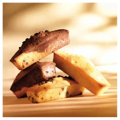 Flexipan 60x40 plaque de 24 cakes sans rainures 12x4 cm