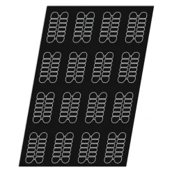 Flexipan 60x40 plaque de 16 cakes cannelés 11x6 cm