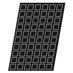 Flexipan 60x40 plaque de 60 carrés 45x45x12 cm