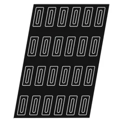 Flexipan 60x40 plaque de 24 lingots rainurés 10x4 cm