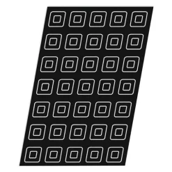 Flexipan 60x40 plaque de 60 mini-savarins 3,7x3,7 cm