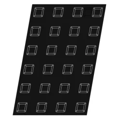 Flexipan 60x40 plaque de 24 mini-écrins 5x5x2,9 cm