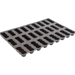 Flexipan 60x40 plaque de 27 mini-chenilles 10x4x3,6 cm