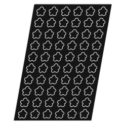 Flexipan 60x40 plaque de 60 mini-charlottes 3,5x1,5 cm