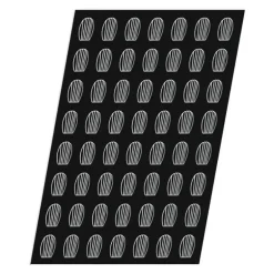 Flexipan 60x40 plaque de 56 mini-madeleines 5,2x3,5 cm