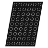 Flexipan 60x40 plaque de 54 mini-cylindres diamètre 3,8 cm hauteur 2 cm