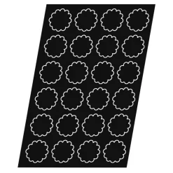 Flexipan 60x40 plaque de 24 mini-brioches cannelées 7,8 cm