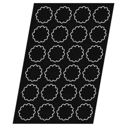Flexipan 60x40 plaque de 24 mini-brioches cannelées 6,8 cm