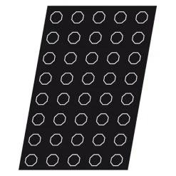 Flexipan 60x40 plaque de 40 octogones 4 cm
