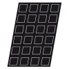 Flexipan 60x40 plaque de 24 pyramides 7x7x4 cm