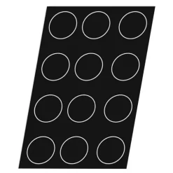Flexipan 60x40 plaque de 12 quiches 10 cm