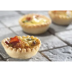 Flexipan 60x40 plaque de 60 quichettes tartelettes unies 4,2 cm