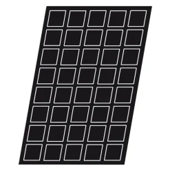 Flexipan 60x40 plaque de 40 tartelettes carrées 6 cm
