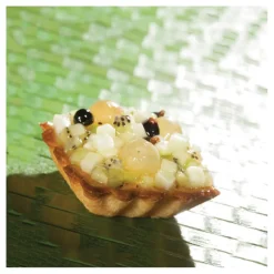 Flexipan 60x40 plaque de 24 tartelettes carrées cannelées 7,8 cm