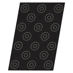 Flexipan 60x40 plaque de 18 volcans 7 cm
